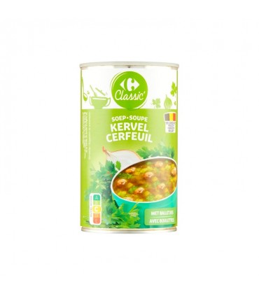Carrefour Classic soupe cerfeuil boulettes 460 ml
