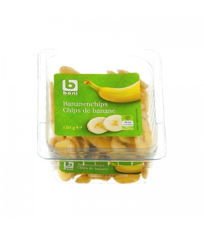 Boni Selection chips de banane 150 gr BELGE CHOCKIES