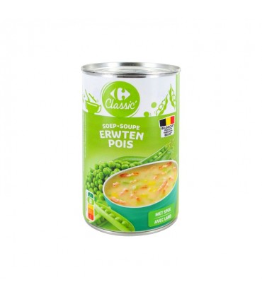 Carrefour Classic soupe pois lard 460 ml