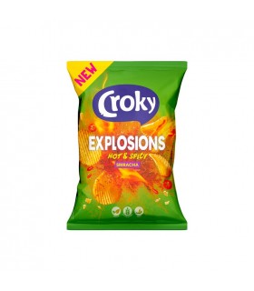 Croky Explosion chips hot & spicy Sriracha 150 gr