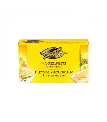Feuille d'Or makreel-mosterdsaus MSC 125 gr