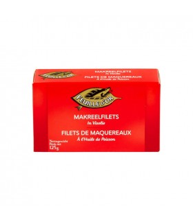 Mackerel Feuille d'Or with MSC fish oil 125 gr