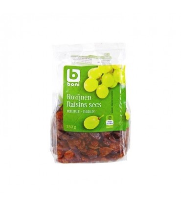Boni Selection raisins secs nature 250 gr CHOCKIES