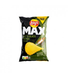 Lay's Chips Max sel et poivre noir XL pack 275 gr