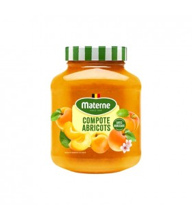 Materne compote apricot pieces 600 gr