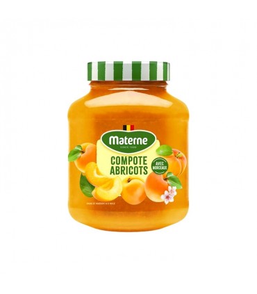 Materne compote abricots morceaux 600 gr