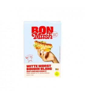 BonMush saucisse blanche - boudin blanc végétarien 2x 90 gr