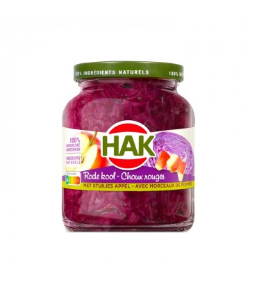 Hak choux rouges aux pommes 700 gr