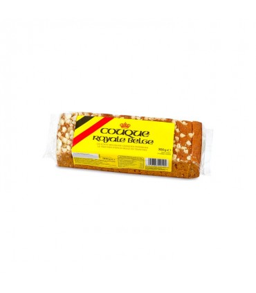 Belgian Royal Couque gingerbread pearl sugar 21 slices 300 gr