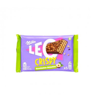 Milka Leo Crispy wafer noisettes 5x 31 gr