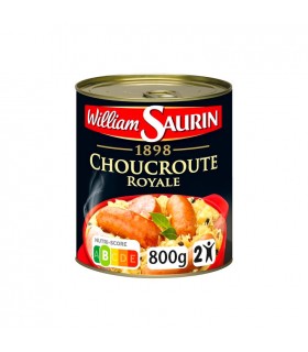 William Saurin 1898 choucroute royale au Riesling 800 gr