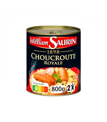 William Saurin 1898 choucroute royale au Riesling 800 gr