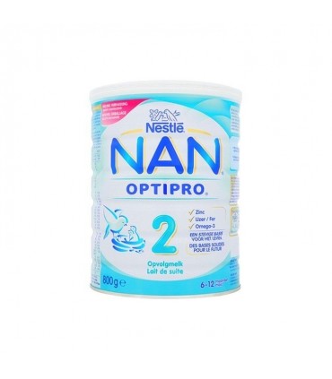 Nestle Nan Optipro 2 lait de suite 6-12M 800 gr CHOCKIE