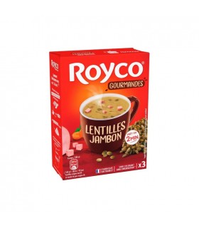 FR - Royco soupe gourmandes lentilles jambon 3 pc