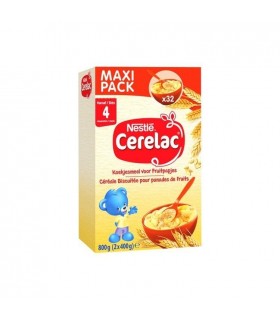 Nestlé cerelac farine biscuit 4M 800 gr BELGE CHOCKIES