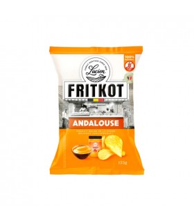 Lucien Fritkot chips saveur andalouse Anda 125 gr