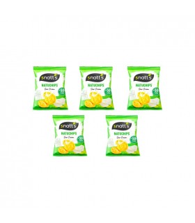 Snatt's Natuchips sour cream and parsley 5x 23 gr