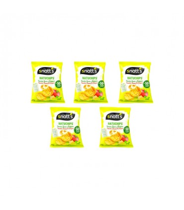 Snatt's Natuchips tomate fromage origan 5x 23 gr