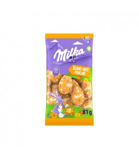 Milka 13 Easter eggs white chocolate praline 81g