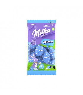Milka 13 paaseieren van melkchocolade Oreo 81 g