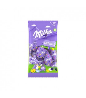 Milka 13 oeufs Pâques chocolat lait 81 gr