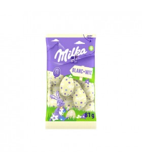Milka 13 witte chocolade paaseieren 81 g