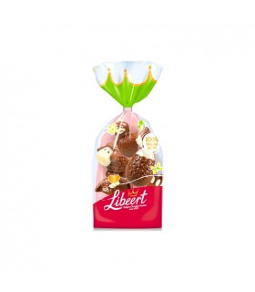 Libeert figurines Pâques chocolat lait décoré 180 gr