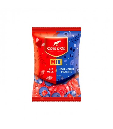 Côte d'Or oeufs Pâques mix chocolat lait et noir praliné 350 gr