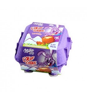 Milka oeufs coques chocolat lait 136 gr chockies