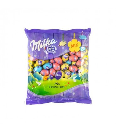 Milka oeufs Pâques assortiment 5 goûts 1 kg chockies