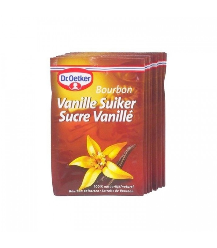 Dr Oetker Sugar Vanilla Bourbon Sachets 10x 8 Gr Chockies