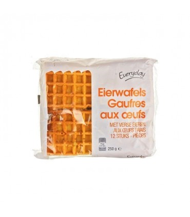 Everyday 12 waffles with eggs 250 gr CHOCKIES EPICERIE