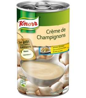 Knorr crème champignons 515ml - soupe en boite chockies