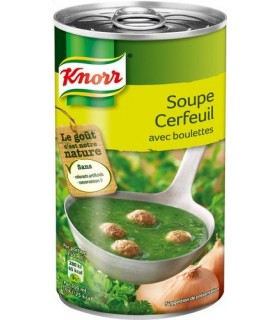 Knorr cerfeuil boulettes 515ml - soupe boite chockies