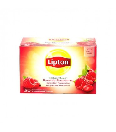 Lipton Herbal infusion Églantier framboise 20 pc CHOCKI
