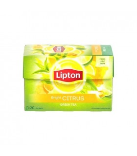 Lipton Green Tea bright citrus 20 pcs EPICERIE CHOCKIES