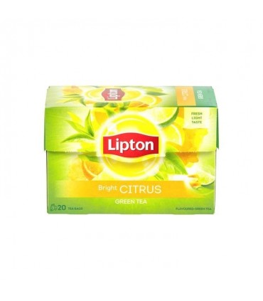 Lipton Green Tea bright citrus 20 pc EPICERIE CHOCKIES