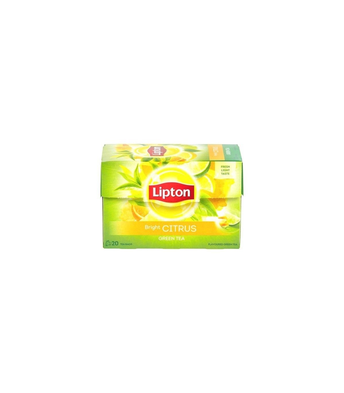 Thé vert menthe intense LIPTON : la boite de 20 sachets - 32 g à