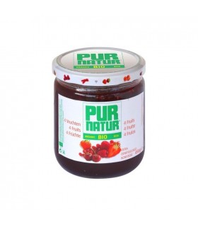 Pur Natur confiture bio 4 fruits rouges 450 gr CHOCKIES