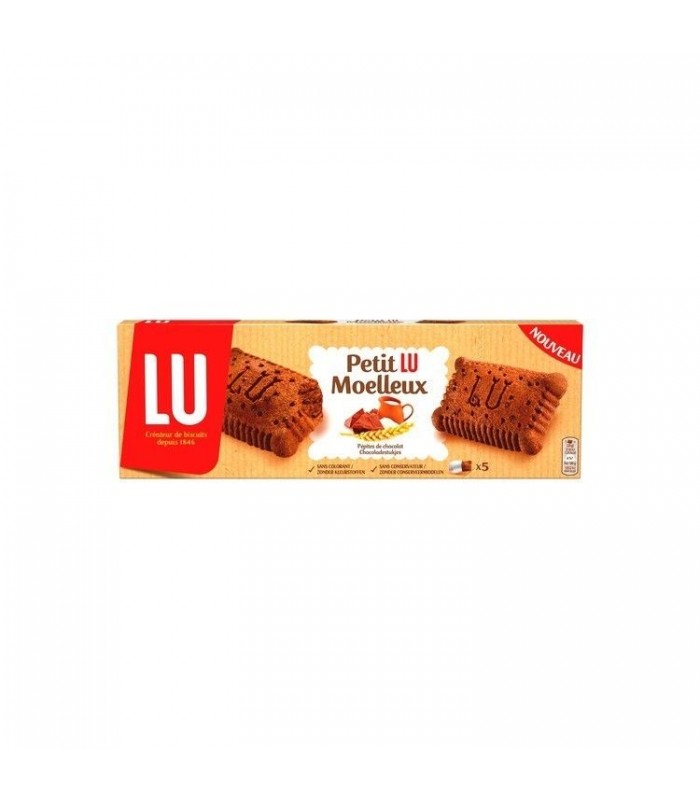 LU petit moelleux chocolat 140 gr CHOCKIES epicerie fin