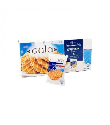A - Gala fines gaufrettes (galettes) au beurre 240 gr