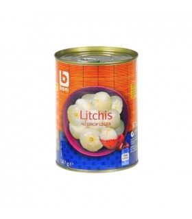 Boni Selection litchis sirop léger 567 gr CHOCKIES
