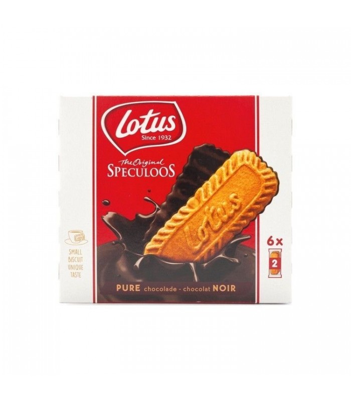 Lotus speculoos dark chocolate biscuit 162 gr