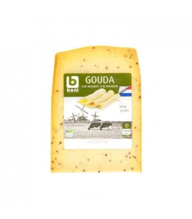Boni Selection gouda moutarde tranche ± 300 gr CHOCKIES