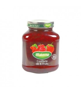 Materne confiture 4 fruits rouges 720 gr