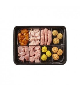 Mixed meat platter for fondue +/- 1 kg  - 1