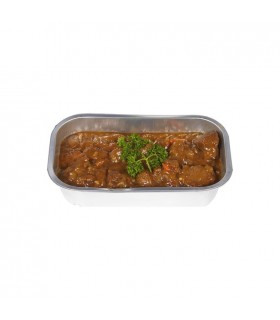 Ragout de cerf préparé +/- 600 gr