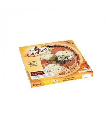 L'Artisane pizza fraîche mozzarella basilic 400 gr  - 1
