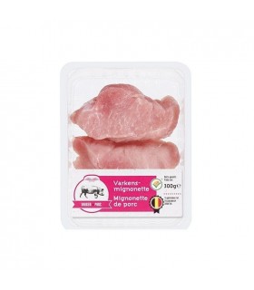 L/ Mignonnettes de Porc 300 gr chockies boucherie belge