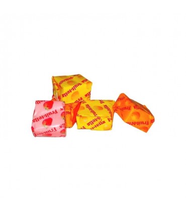 Fruit-tella sweets with fruits